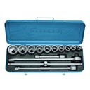 Ver imagem 1 de Jogo de Soquetes Sextavados e Acessórios de 22 À 50mm Encaixe de 3/4'' com 14 Peças - Gedore 017503