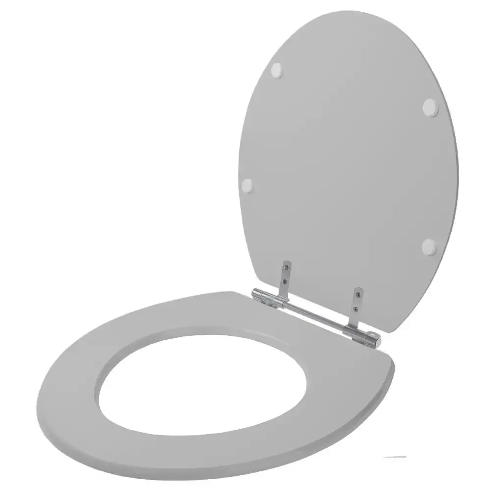 Assento Sanitário Targa Cinza Real para vaso Deca - 2