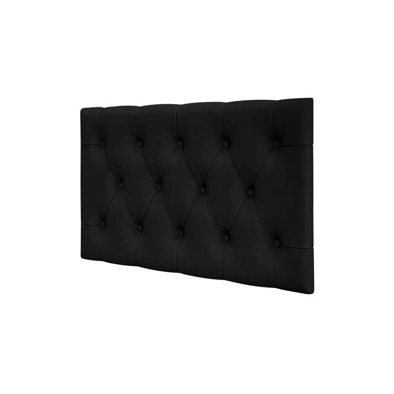 Cabeceira Cama Box Capitonê Solteiro 0,88 Jade:preto Cabeceira Cama Box Capitonê Solteiro 0,88 Jade:preto