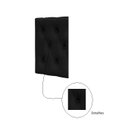 Ver imagem 2 de Cabeceira Cama Box Capitonê Solteiro 0,88 Jade:preto