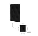 Ver imagem 2 de Cabeceira Cama Box Capitonê Solteiro 0,88 Jade:preto