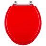 Assento Sanitário Sabará Vermelho Para Louça Icasa - 1