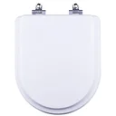 Ver imagem 1 de Tampa de Vaso Sanitário com Amortecedor Meridian Branco para Bacia Roca