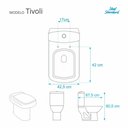 Ver imagem 2 de Assento Sanitário Tivoli Bone (Bege Claro) Para Louça Ideal Standard