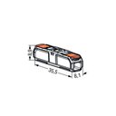 Ver imagem 4 de 50 Emendas Inline Reta 2 Vias 0,25-4,0mm 221-2411 - Wago