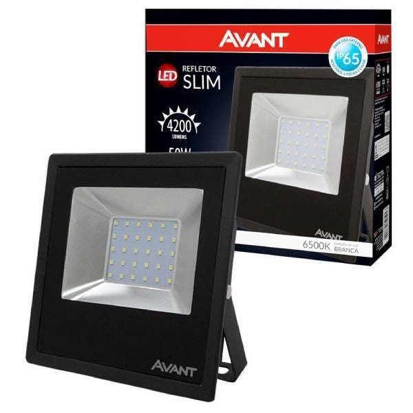 KIT 5 REFLETORES LED SMD 30W AVANT 6500K IP66 BRANCO FRIO BIVOLT - 2