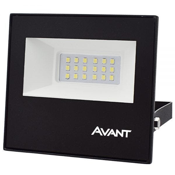 KIT 5 REFLETORES LED SMD 30W AVANT 6500K IP66 BRANCO FRIO BIVOLT - 1