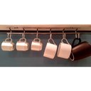 Ver imagem 3 de Porta Xícaras Superior com 05 Ganchos Inox 315x75x40 Mm 4661 Masutti Copat