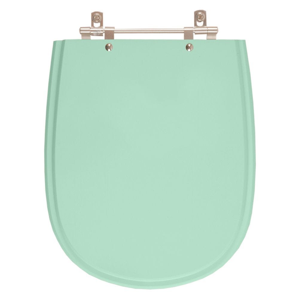 Assento Sanitário Paris Verde Claro Para Louça Ideal Standard - 1