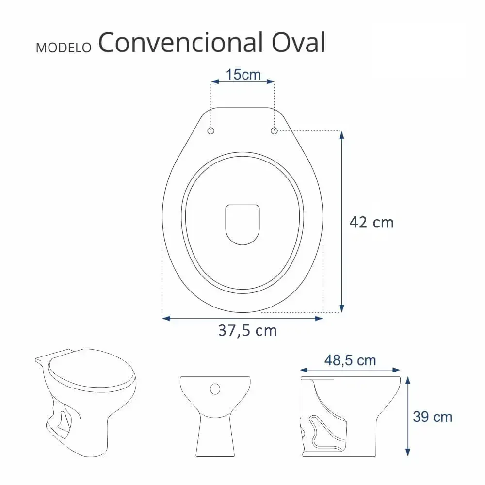 Assento Sanitário Convencional/Oval Biscuit (Bege Claro) Para Louça Incepa Laufen - 3