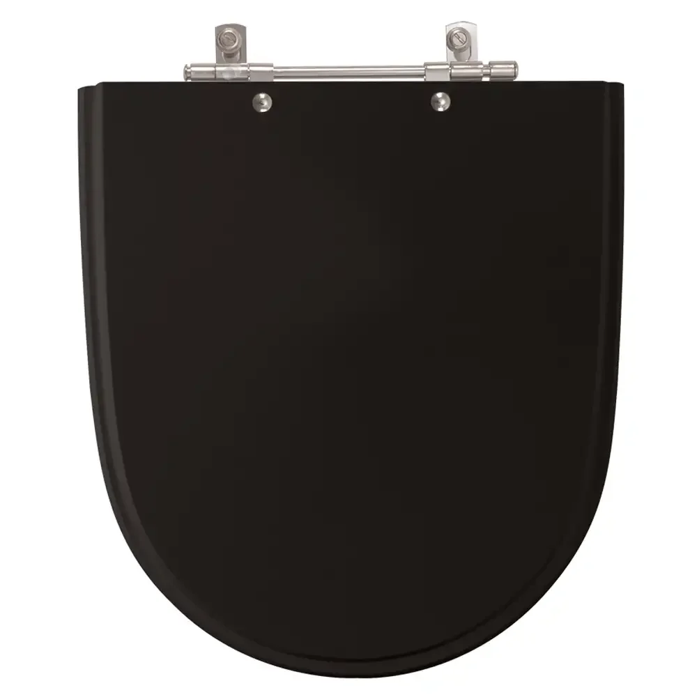 Assento Sanitário Mondiale Preto Para Louça Celite - 1