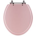 Ver imagem 1 de Assento Sanitário Convencional Oval cor Rosa Bebê