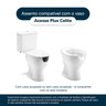 Tampa Para Vaso Sanitário Pne Celite Acesso - Cor: Branco - 4