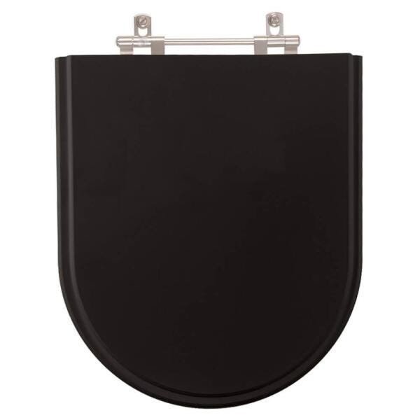 Assento Sanitário Nexo Preto para vaso Roca - 1
