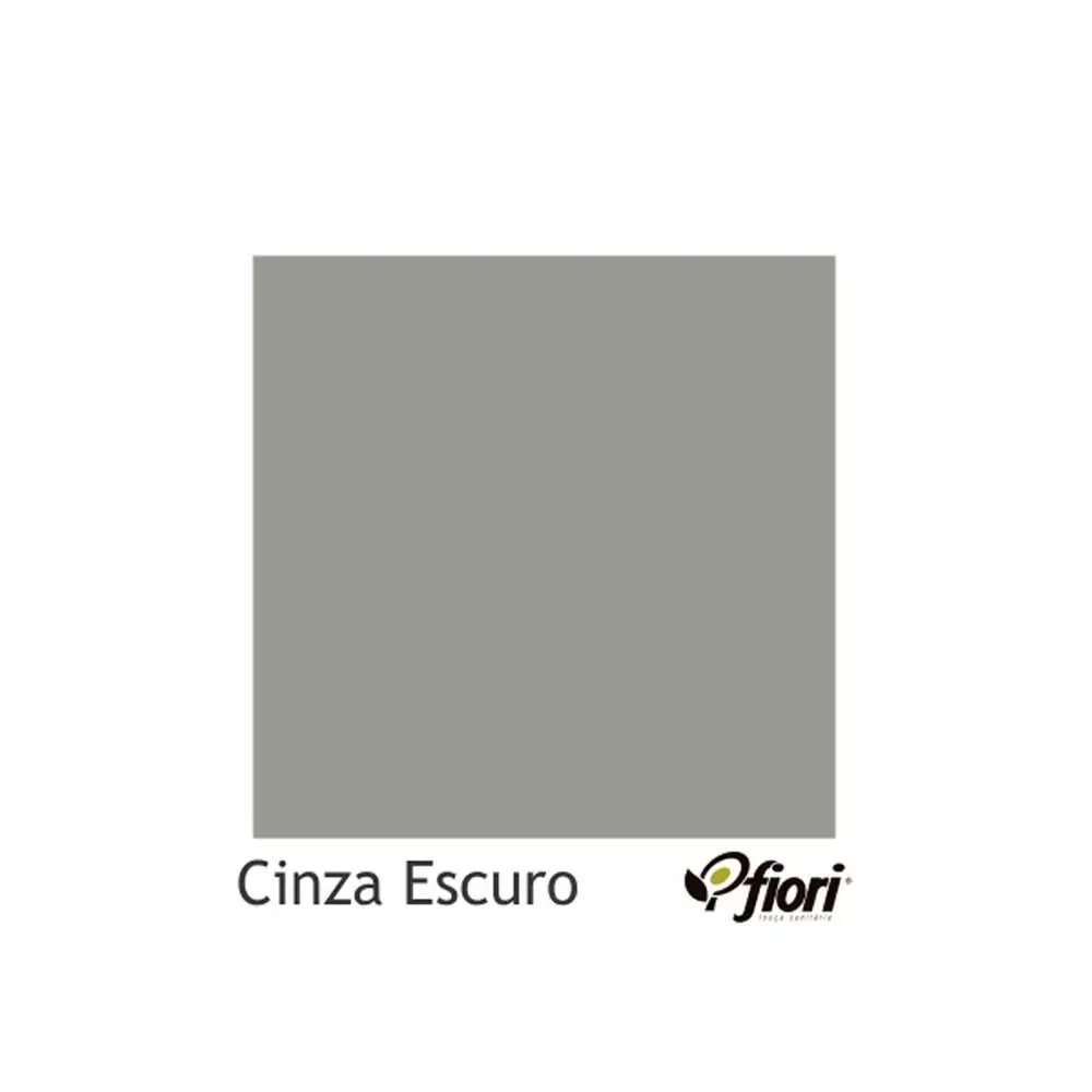 Assento Sanitário Jasmim Cinza Escuro para vaso Fiori - 3