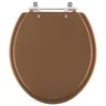 Assento Sanitário Araxá Caramelo para vaso Santa Clara - 1