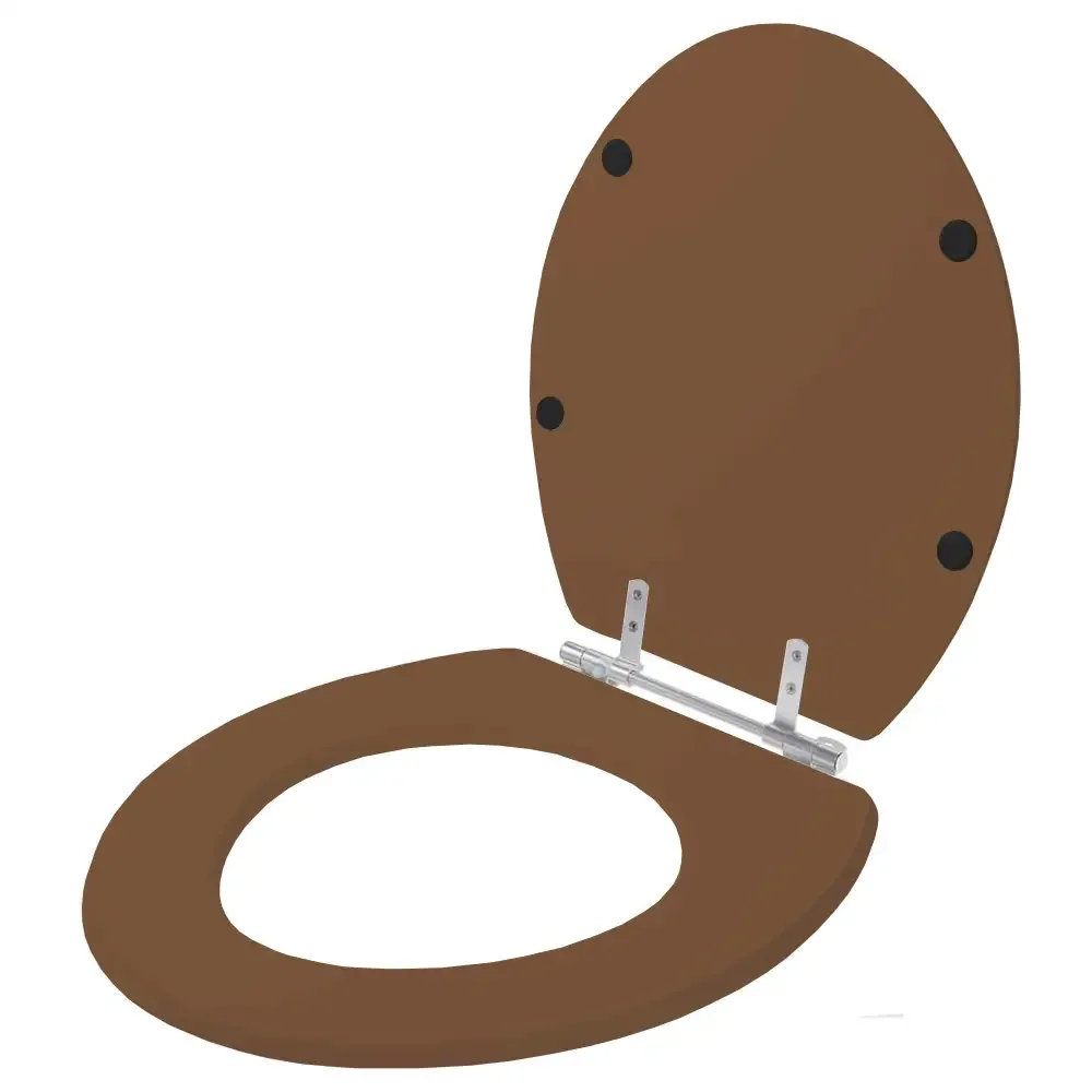 Assento Sanitário Araxá Caramelo para vaso Santa Clara - 2