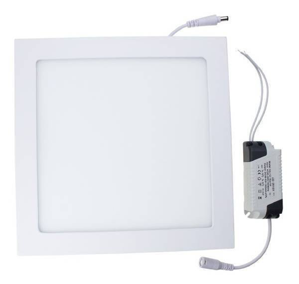 Kit 10 Paineis LED Embutir Quadrado 12W Ourolux Slim Neutro 4000K - 2