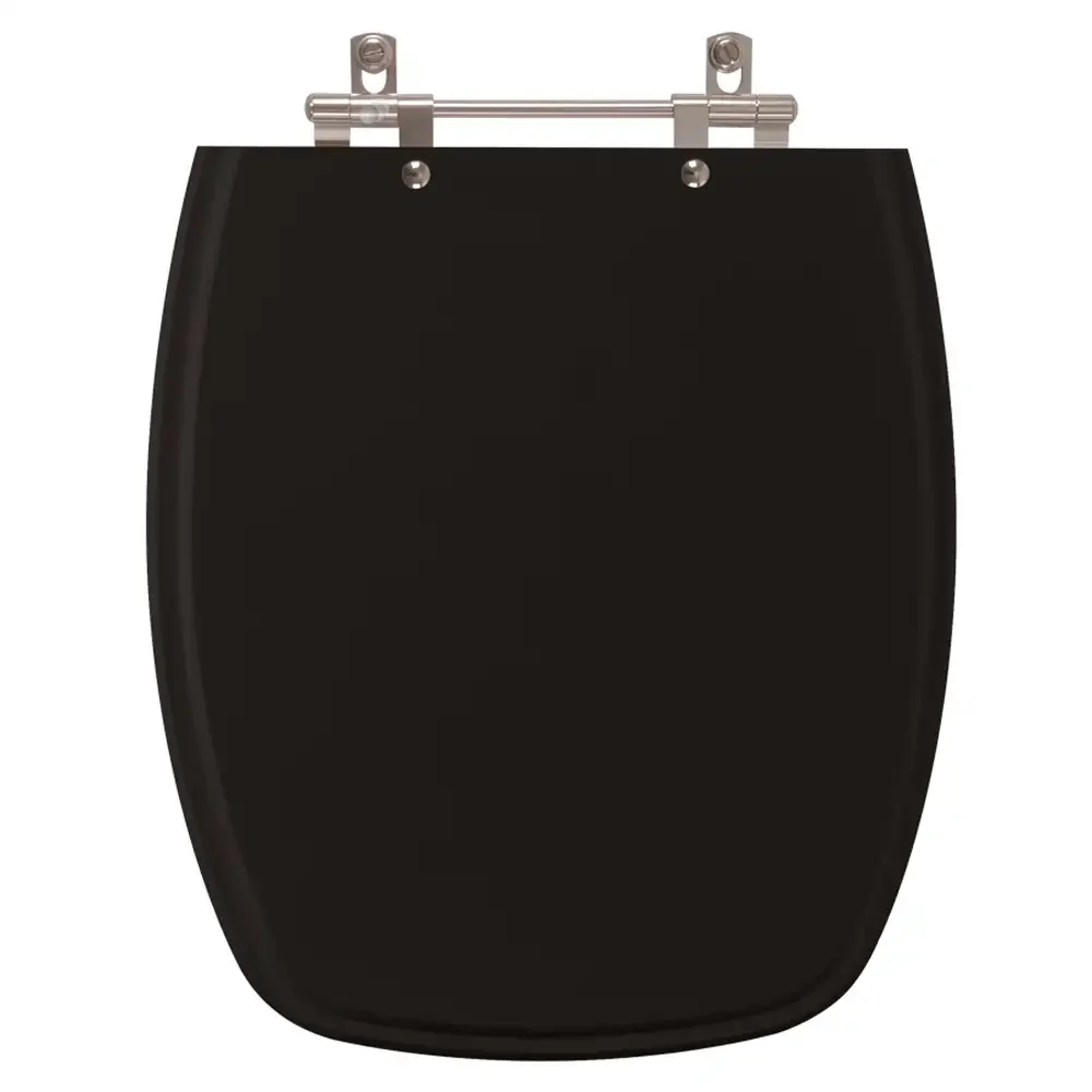 Assento Sanitário Laguna Preto Para Louça Hervy - 1