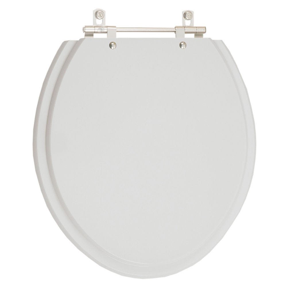 Assento Sanitário Parati Cinza Claro Para Louça Logasa - 1