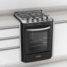Fogão 4 Bocas Acendimento Superautomático Esmeralda Maxx Esmaltec Preto - 2