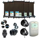Ver imagem 1 de Kit Aquecimento Solar Piscina 21placas+controlador+valvulas