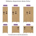 Ver imagem 7 de Quarto de Bebê Completo com Berço Americano 3 em 1 Bombom Multimóveis Mp4614 Madeirado