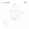 Assento Sanitário Scala Neve (Branco) Para Louça Ideal Standard - 2