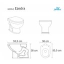 Ver imagem 2 de Assento Sanitário Ezedra Premium Ebony (Preto) Para Louça Ideal Standard