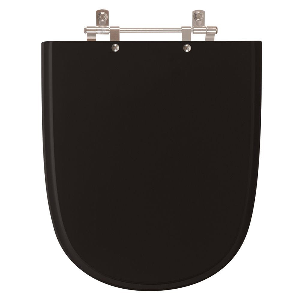 Assento Sanitário Ezedra Premium Ebony (Preto) Para Louça Ideal Standard - 1