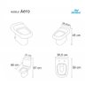 Assento Sanitário Aero Neve (Branco) Para Louça Ideal Standard - 2