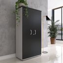 Ver imagem 2 de Armário Alto 2 Portas 159,6x79,2x41 Cm Pivotante