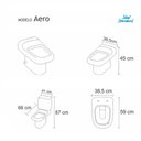 Ver imagem 2 de Assento Sanitário Aero Sterling Silver (Cinza Claro) Para Louça Ideal Standard