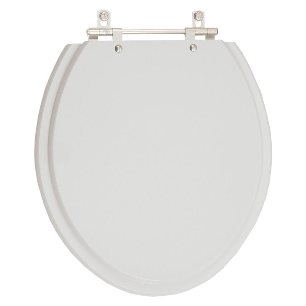 Assento Sanitário Convencional/Oval Cinza Claro Para Louça Deca/Incepa Laufen/Celite e outras - 1
