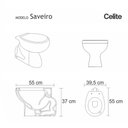 Ver imagem 2 de Assento Sanitário Saveiro Amarelo Terra Para Louça Celite