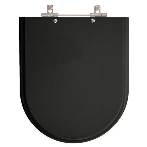 Assento Sanitário Omega Ébano (Preto) Para Louça Deca