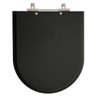 Assento Sanitário Omega Ébano (Preto) Para Louça Deca - 1