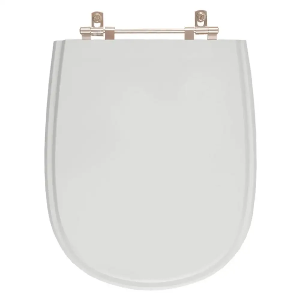 Tampa de Vaso Paris Sterling Silver (Cinza Claro) Para Bacia Ideal Standart - 1