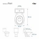 Ver imagem 2 de Assento Sanitário Fiori Branco Para Louça Fiori