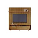 Ver imagem 1 de Painel Piso Teto New Guaporé com Rack Bancada Selene New Luna Cumaru - Madetec