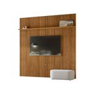 Ver imagem 3 de Painel Piso Teto New Guaporé com Rack Bancada Selene New Luna Cumaru - Madetec