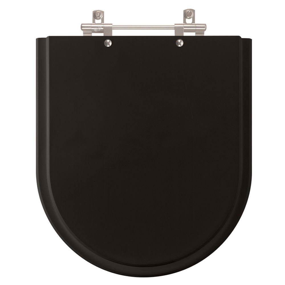 Assento Sanitário Smart Preto Para Louça Celite - 1