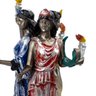 Escultura Deusas Triplice Luas Wicca 28 Cm em Resina - 2