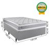 Cama Box com Cabeceira Herval Casal Alba, 65x138x188 cm, Molas Ensacadas - 8