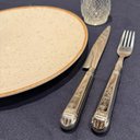 Ver imagem 6 de Faqueiro Nobre 12 Peças Churrasco Prateado Garfos e Facas Aço Inox Jantar Churrascaria