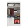 Guarda-Roupa 4 Portas 3 Gavetas GR4371 Branco Paraty Rodial Móveis - 3