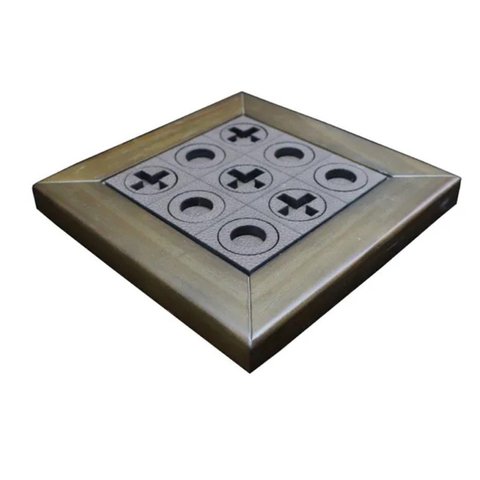 Decoração Jogo da Velha em Madeira e Recouro Goods Br 182013