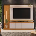 Ver imagem 2 de Estante Home para Tv até 65 Polegadas Absoluto Jcm Móveis Cinamomo/off