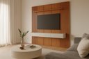 Ver imagem 2 de Conjunto Painel Dominus + Nicho Union Nicho Off White 3 Gavetas sem LED Mavaular