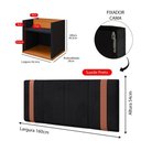 Ver mais imagens de Kit 2 Mesinhas Suspensa Compacta Cabeceira Estofada Cama Box Queen Size 1,60 Proteção Parede - Rpm